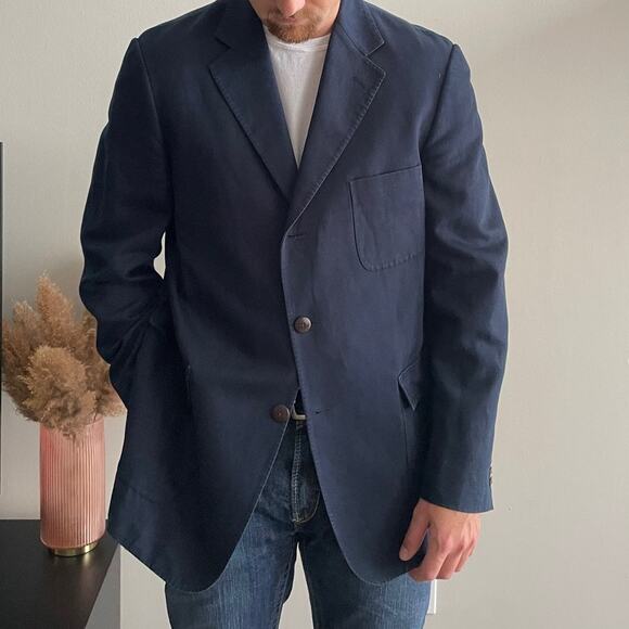 Brooks Brothers Navy Sports Coat - Picture 1 of 4